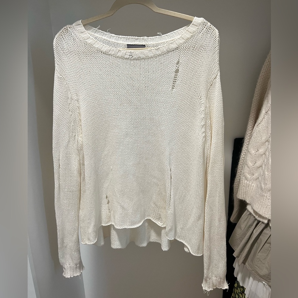 Wooden Ships Distressed Sweater